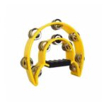 Pandereta Quicktension Amarilla Medialuna Doble Sonaja