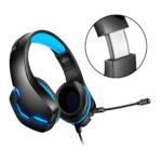 Auriculares Gamer Chic Azul j10 - Imagen 4