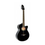 Guitarra Electroacústica Leonard La364 Negra Corte Eq