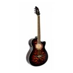 Guitarra Electroacústica Leonard La364 Sunburstst Corte Eq