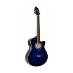 Guitarra Electroacústica Leonard La364 Azul Corte Eq