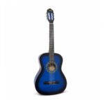 Guitarra Clásica Smith Azul Sunburstst Funda Incluida - Imagen 2