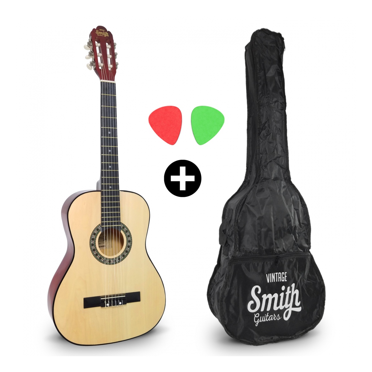 31596_4.jpg Guitarra Clásica Smith Natural Funda Incluida - Imagen 1