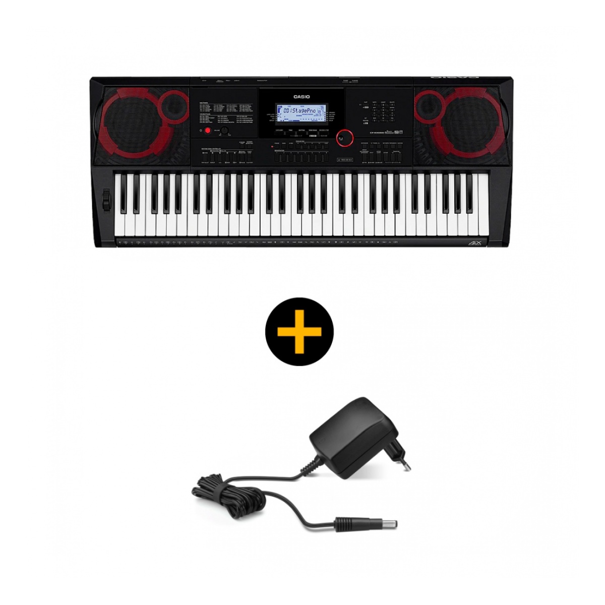 32304_4.jpg Teclado Casio Ct-X3000 Sensitivo, 61 Teclas, 800 Sonidos - Imagen 1