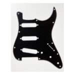 Pickguard Negro Para Guitarra Sss Legacy/Stratocaster