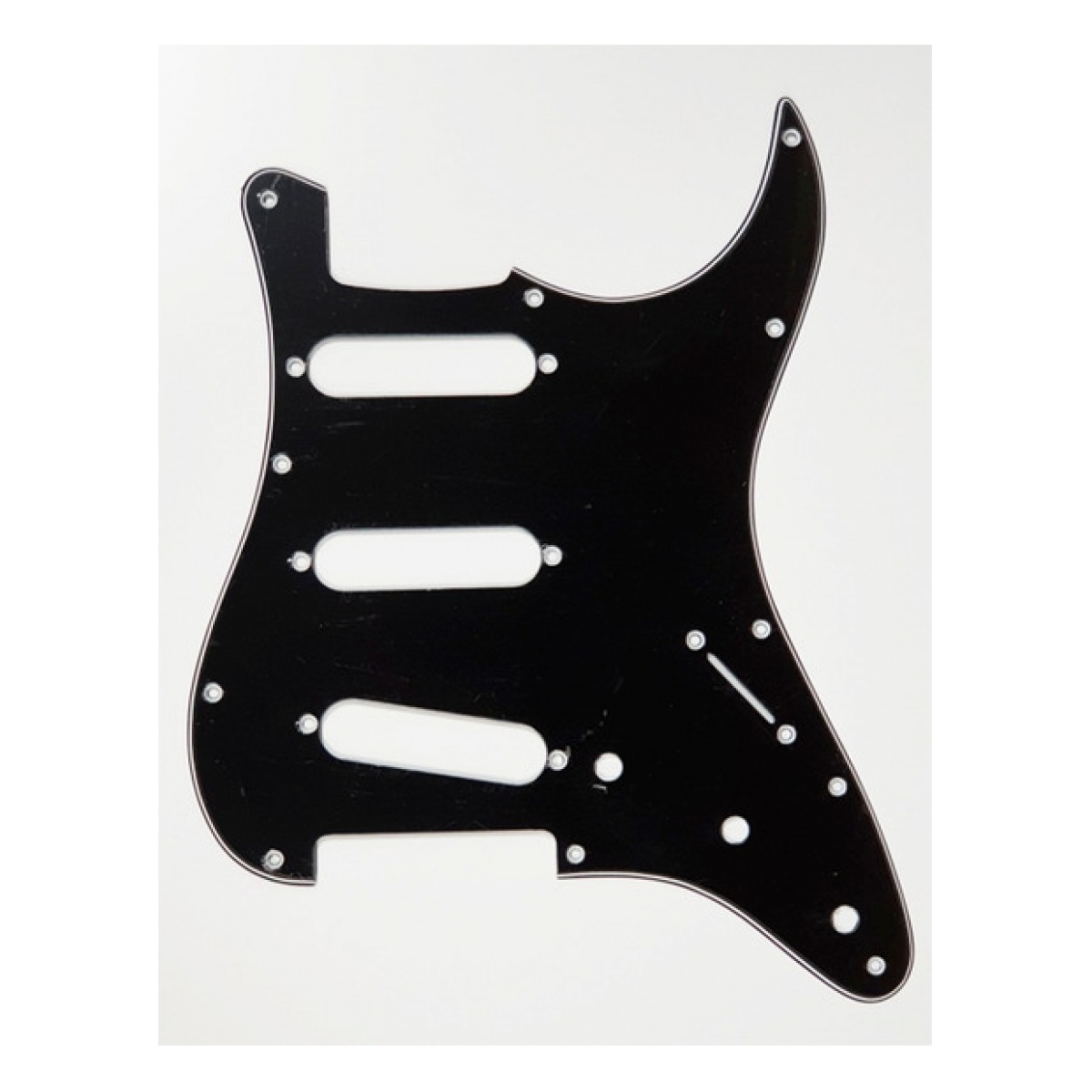 32466_4.jpg Pickguard Negro Para Guitarra Sss Legacy/Stratocaster - Imagen 1
