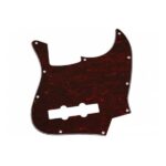 Pickguard Red Tortoise Perlado Para Bajo Electrico Jazz Bass