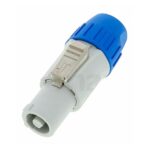 Ficha Conector Powercon Blanco Macho (Out) Seetronic Sac3fcb
