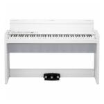 Piano Eléctrico Usb Mueble Fuente 3 Pedales Korg Lp380u blanco
