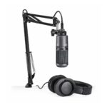 Pack Audio-Technica AT2020USB+PK + ATH-M20X + Soporte Boom + Cable Xlrf-Xlrm 3M - Imagen 2
