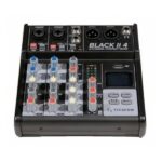 Mesa de Mezcla Analógica Tecshow Black II 4 - 4 Canales
