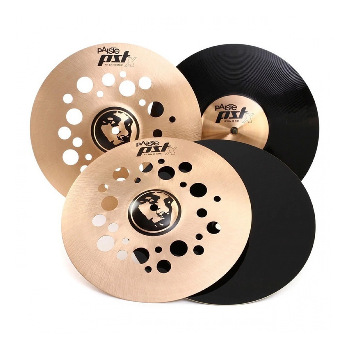 34032_4.jpg Paiste Pstx Djset Djs 45 Set (Hi-Hat 12 +Crash 12 +Ride 12 ) - Imagen 1