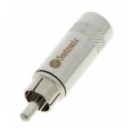 Ficha Conector RCA Macho Seetronic ST352 Metalico