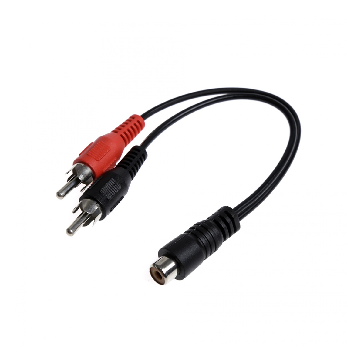 35786_4.jpg Cable Adaptador Jack Rca Hembra A 2 Rca Macho, 15 Cm - Imagen 1