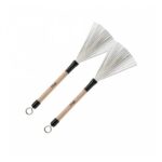 Escobillas Stagg Sbru20Wm De Metal Telescopica Agarre Madera - Imagen 2