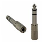 Adaptador Plug 6.5 Stereo a Jack Miniplug 3.5 Hembra Stereo Arwen AU2MET