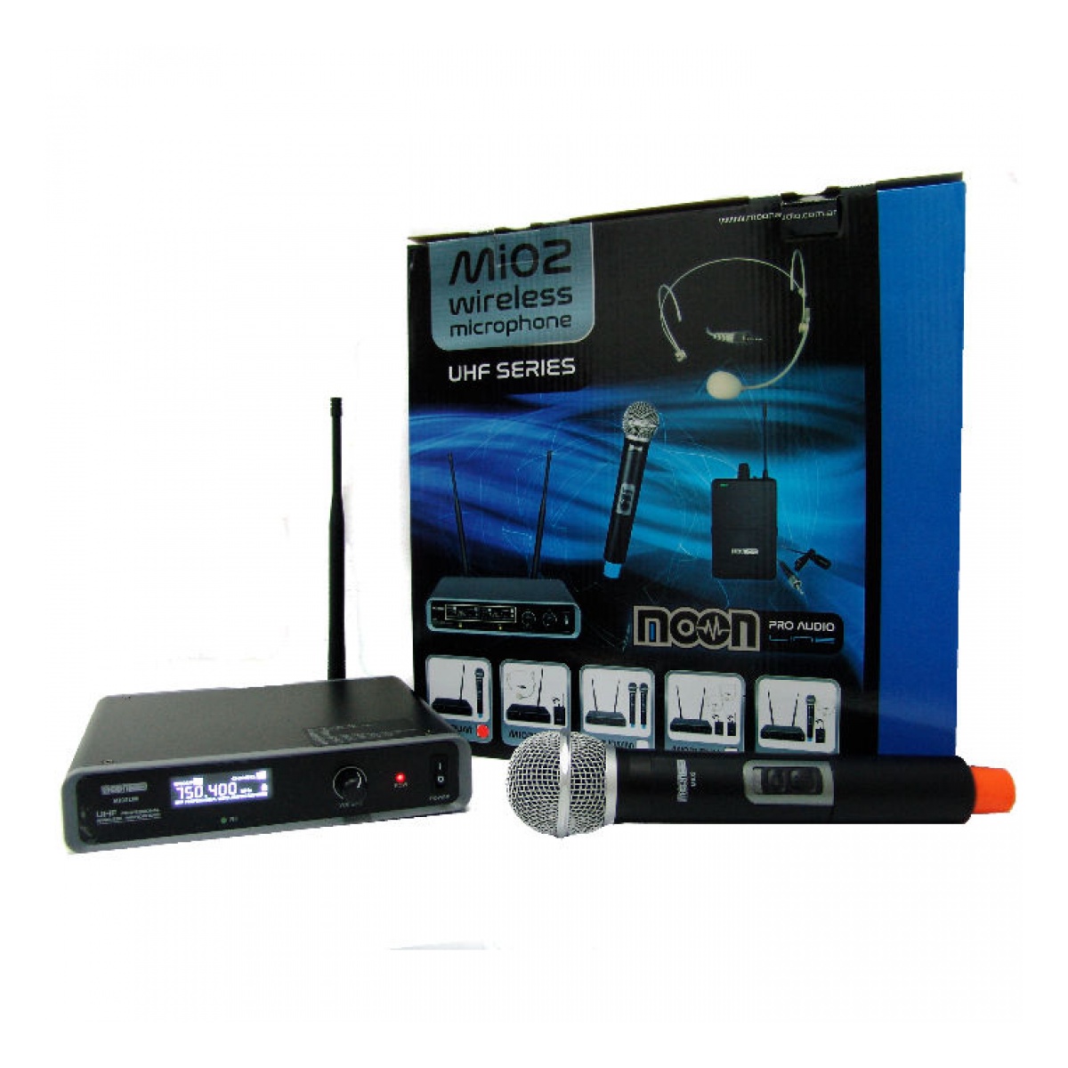 36672_4.jpg Micrófono Inalámbrico Moon MI02UM - Mano Uhf - Imagen 1
