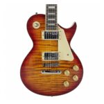 Guitarra Electrica Smith Les Paul Roja Sunburst GLS120