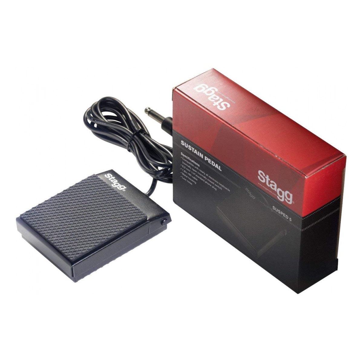 37134_4.jpg Pedal Sustain Universal Stagg Susped5 Interruptor Polaridad - Imagen 1