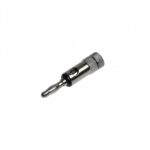 Plug Banana Tornillo Metal Negro Arwen BANT-M-N