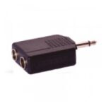Adaptador Miniplug 3.5 Mono a 2 Jack Plug 6.5 Hembra Stereo Arwen AU47