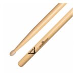 Palillos Vater 5B Vh5Bn Punta De Nylon Hickory - Imagen 2