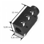 Conector Chasis Jack Miniplug 3.5 Hembra 4 Polos - Imagen 2