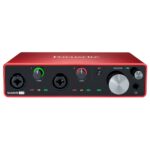 Interfaz Placa de Audio Focusrite Scarlett 4I4 3ra Gen - 4 Entradas, 4 Salidas, MIDI y USB