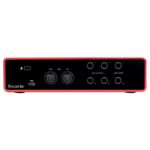 Interfaz Placa de Audio Focusrite Scarlett 4I4 3ra Gen - 4 Entradas, 4 Salidas, MIDI y USB - Imagen 3