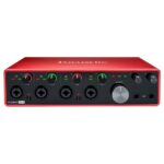 Interfaz Placa de Audio Focusrite Scarlett 18I8 3ra Gen - 18 Entradas, 8 Salidas, MIDI y USB