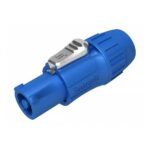 Ficha Conector Powercon Azul Macho (In) Seetronic Sac3fca
