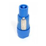 Ficha Conector Powercon Azul Macho (In) Seetronic Sac3fca - Imagen 2