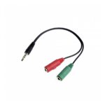 Cable Adaptador Arwen RCF-008 3.5 4P A Micro Y Auricular
