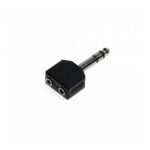 Adaptador Plug 6.5 Stereo a 2 Jack Miniplug 3.5 Hembra Stereo Arwen AU14