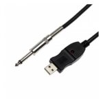 Cable de Plug 6.5 Mono a Usb Arwen USBA-6.5MN