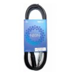 Cable 6 Mm. Canon Macho - Plug 1/4 Kwc 618 Stereo Standard X 3 Mts.