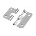 Bisagra Metalica Cromada Desmontable Audio Profesional HB-20/CR - Imagen 2