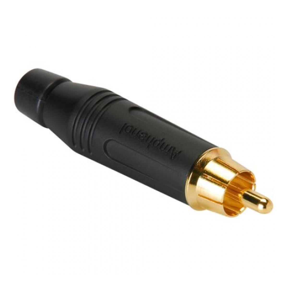 4394_4.jpg Ficha Conector RCA Macho Amphenol ACPR-BLK Color Negro - Imagen 1