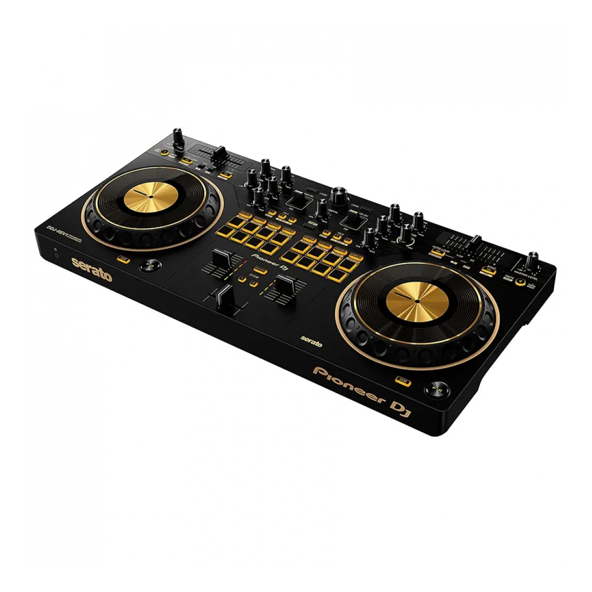 44635_4.jpg Controlador DJ Pioneer DDJ-REV1N, 2 Canales, Interfaz Integrada, 16 Pads, Serato DJ, Dorado - Imagen 1