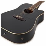 Guitarra Electro Acústica Ibanez PF15ECEBK, C/preamp, Black - Imagen 3