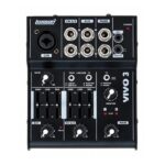 Mesa de Mezcla Analógica Lexsen VIVO 3 - 3 Canales con USB