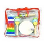 Set De Percusion Niños Knight Jb565 4 Instrumentos + Funda
