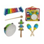 Set De Percusion Niños Knight Jb565 4 Instrumentos + Funda - Imagen 2