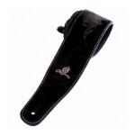 Correa Magma Tribal Gamuza Negra Con Logo