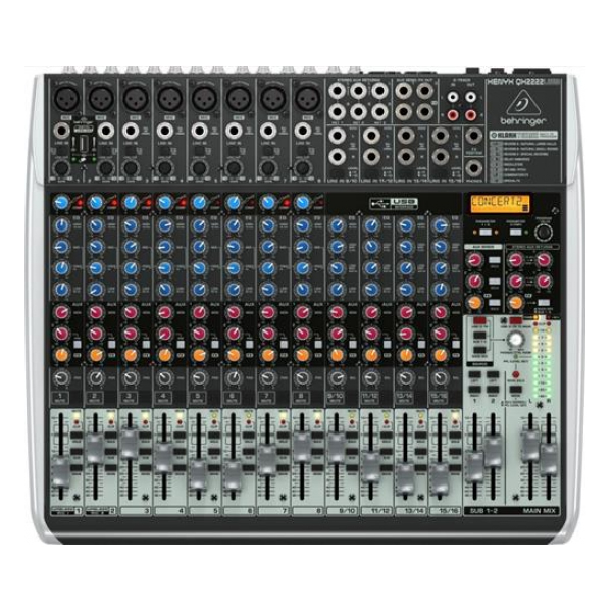 4593_4.jpg Mesa de Mezcla Analógica Xenyx QX2222USB - 16 Canales con Efectos y USB - Imagen 1