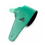 Correa Magma forrada cuero verde electrico