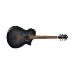 Guitarra Ibanez Electroacústica AEWC400-TKS, Transparent Black Sunburst - Imagen 2