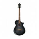 Guitarra Ibanez Electroacústica AEWC400-TKS, Transparent Black Sunburst - Imagen 3