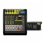 Mesa de Mezcla Potenciada SKP VZ-40 II - 4 Canales 2x200W con USB