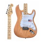 Guitarra eléctrica SX Ash Series SST/ASH de fresno natural brillante con diapasón de arce - Imagen 2